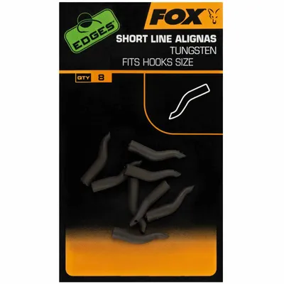 Produktbild von Fox Edges Tungsten Aligna Short - 8 Schläuche, Größe:für Hakengr. 7-10
