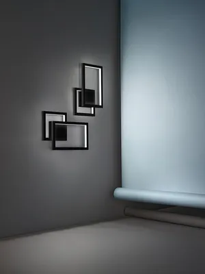 Obrázek produktu pro Nástěnné svítidlo Cross LED černé 6598 N CT PERENZ