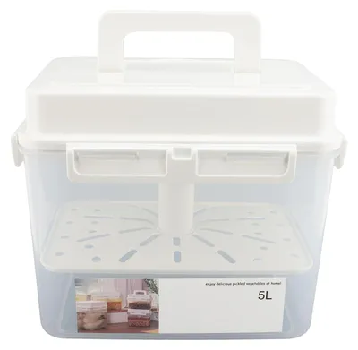 Kimchi-Container 5L, PP, luftdicht, Vakuumdeckel, Fermentation