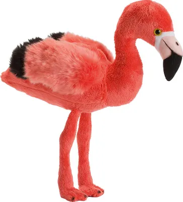 Obrázok produktu pre Plyšová hračka plameniak (23 cm) realistická plyšová hračka plyšový vták ružová ružová