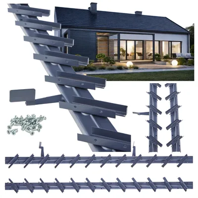 Zdjęcie produktu dla Ruchome Deseczki System Taras Mechanizm Aluminiowy Shutters Antracyt 107Cm