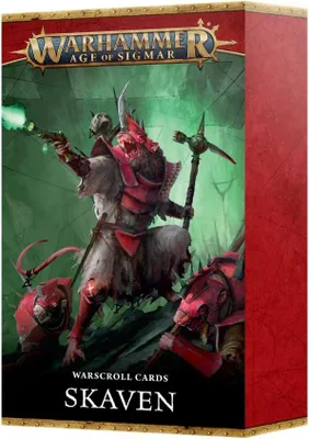 Produktbild von W-AOS: Warscroll Cards: Skaven