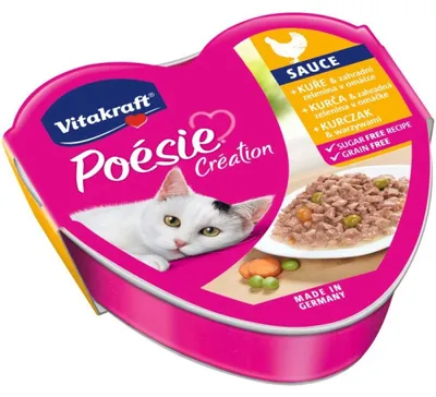 Image de Vitakraft Poesie sauce au poulet avec légumes 85g