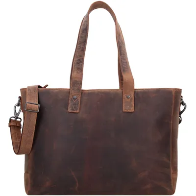 Produktbild von Plevier Shopper Tasche Leder 41 cm Laptopfach