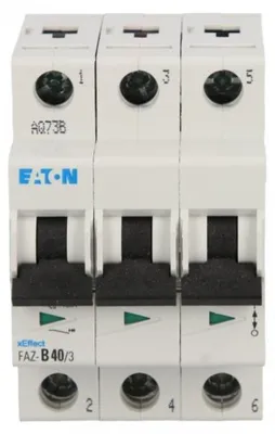 Produktbild von Leistungsschalter 3P B 40A 15kA AC FAZ B40/3 278851