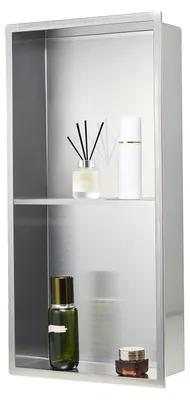 Zdjęcie produktu dla Profesjonalna Dwuwarstwowa Wnęka Prysznicowa Vevor 10X33X63 Cm Stal