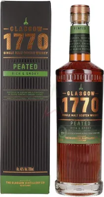 Produktbild von 1770 Glasgow Single Malt Scotch Whisky Peated Rich & Smoky 46.0 %  0,70 lt.
