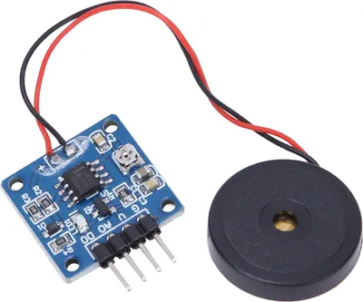 Obrázek produktu pro Piezoelektrický vibrační dotykový senzorový modul, vibrační spínačový modul, 5,0 V DC, AD/DO