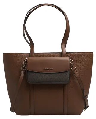 Image de Sac en cuir pour femmes Michael Kors, modèle 2-en-1 avec portefeuille intégré, collection Jet Set Travel, référence 35S5GTVT3L