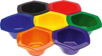 Produktbild von Efalock Färbesschalen-Set 7-farbig