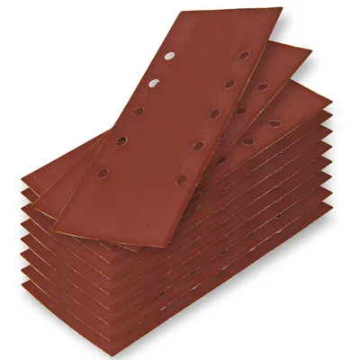 Image de Papier abrasif pour ponceuse vibrante 115x280 mm K240, 10 pcs