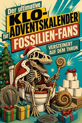 Produktbild von Der ultimative Klo-Adventskalender für Fossilien-Fans