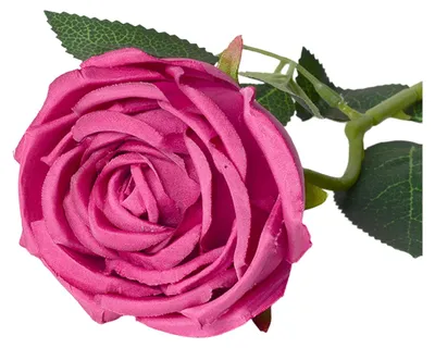 Produktbild von Künstliche Rosenblume, große Blüte, realistische künstliche Seidenrose, langstieliger Rosenstrauß mit Blättern für Zuhause, Küche, Party, Hochzeit