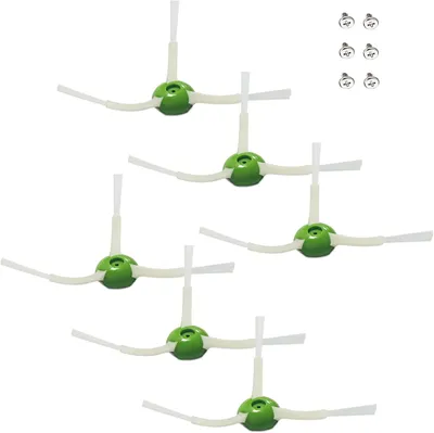 Produktbild von Seitenbürsten-Ersatz für iRobot Roomba i und e Serie i7 i7+ Plus i8 i3 i6+/Plus E5 E6 E7 5150 6198 7150 7550 Roboter-Staubsauger, 6er-Pack