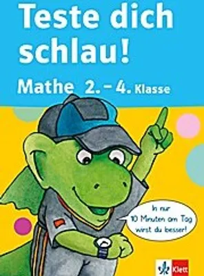 Produktbild von Teste dich schlau Mathe 2.-4. Klasse