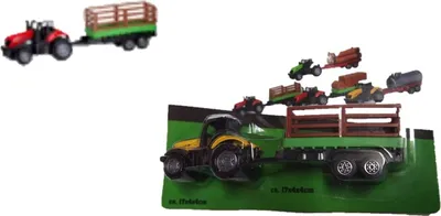 Produktbild von Traktor mit Anhänger mit Heuwagen