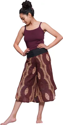 Produktbild von Simandra Haremshose "Ajan" - Aladinhose im Hosenrock-Stil - Pumphose aus Baumwolle, S/M