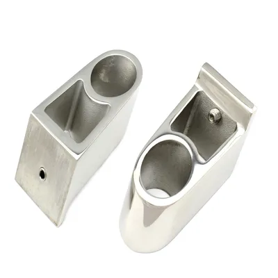 Produktbild von Handlaufdurchlass 60° 25mm Reling Handlauf Edelstahl A4 Geländer