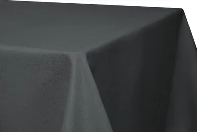 Produktbild von Tischdecke rechteckig 130x340 cm anthrazit Leinenoptik Lotuseffekt Tischwäsche