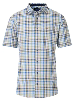 Produktbild von Redmond - Comfort Fit - Herren Freizeithemd Kurzarm (251070999), Größe:XL, Farbe:Grün(60)