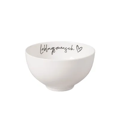 Produktbild von Villeroy & Boch Statement Bol "Lieblingsmensch" 470ml