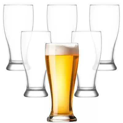 Produktbild von Biergläser  | 500 ml | 6 Stück SET | BROTTO Becher Coffeeglas Grogglas Gläser für Bier Bierseidel Bierkrug Bierglas Wassergläser Saftgläser