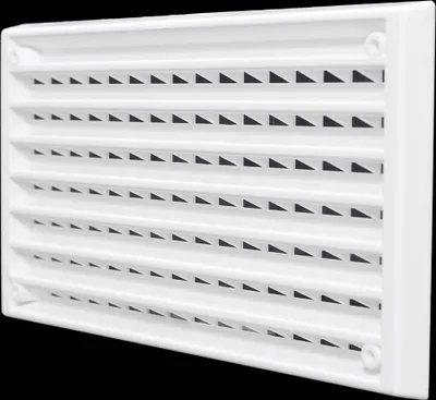 Obrázek produktu pro Větrací mřížka ventilátoru pro karavan loď plast 170 x 90 x 9 mm bílá