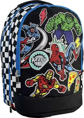 Immagine prodotto di Zaino scuola The Avengers Nero 31 x 14 x 41 cm