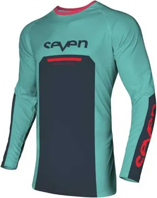 Image de Seven Vox Phaser Maillot manches longues Vert,Bleu XL Hommes Vert,Bleu XL