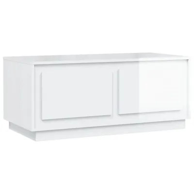 Produktbild von vidaXL Couchtisch Hochglanz-Weiß 102x50x44 cm Holzwerkstoff