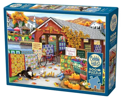 Produktbild von Puzzle Cobble Hill 500 elementów - Święto Plonów