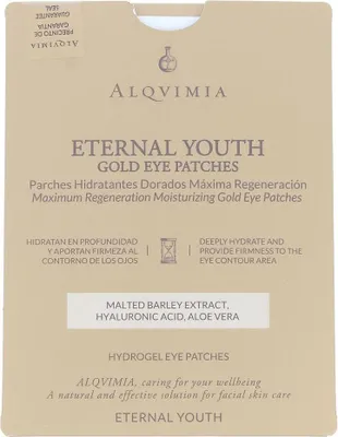 Produktbild von Alqvimia Eternal Youth Gold Eye Patches 1 Ud