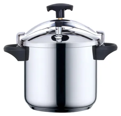Schnellkochtopf 24 cm 8 l Edelstahl mit Kochkorb