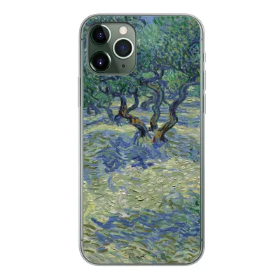 Produktbild von MuchoWow® Handyhülle Schutzhülle Hülle für iPhone 11 Pro Der Olivenhain - Vincent van Gogh Silikon Softcase Handy Hülle - Handy