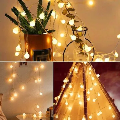 Immagine prodotto di Ghirlanda luminosa a LED Warmwhite da 5 metri per interni ed esterni