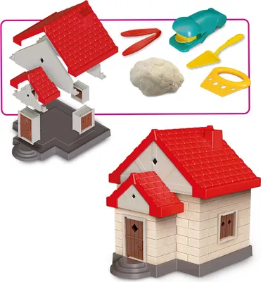 Produktbild von Toi-Toys KIDSCOVERY Mache Sand Bausteine-Maschine Kinder Kreativset Zubehör Spielzeug Haus