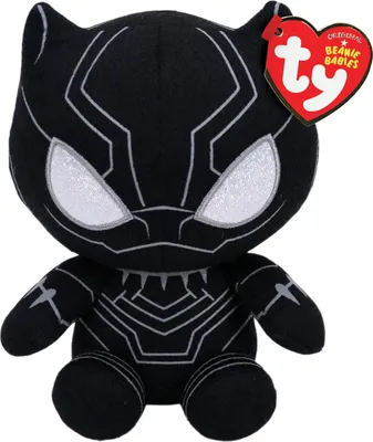 Produktbild von TY 41197 Regular Black Panther-Marvel-Gorro, Multicolor, 17 cm Ty Toys