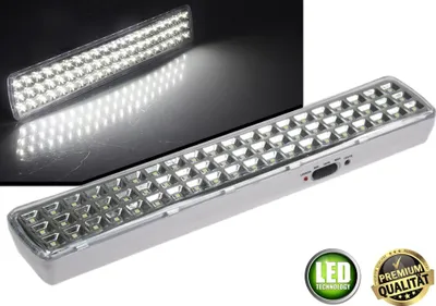 Produktbild von LED Notleuchte Notlicht mit Akku Notbeleuchtung Notlampe Stromausfall Lampe