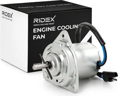 Produktbild von RIDEX 508R0111 Lüfter Motorkühlung Kühlerlüfter für RENAULT CLIO I (B/C57, 5/357) Wasserkühler