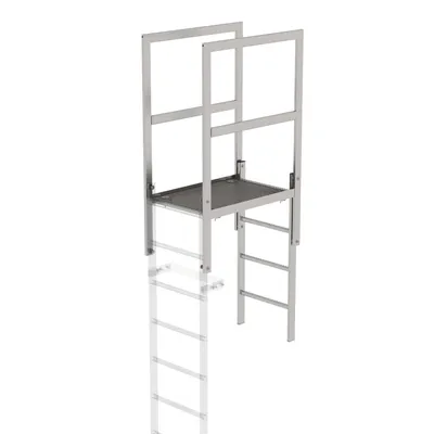 Produktbild von Günzburger Steigtechnik Attika-Überstieg V2A - 068181