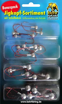 Produktbild von Behr Jigkopf Sortiment 3 Haken-Gr.: 3/0