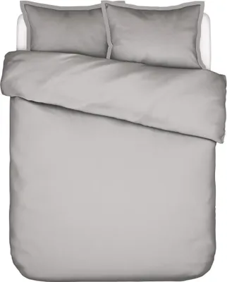 Produktbild von Essenza Bettwäsche-Garnitur Satin Aziza Farbe Cloud grey Größe 155x220+80x80
