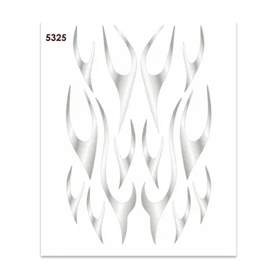 Immagine prodotto di Adesivo fiamme olografiche 35 x 25 cm