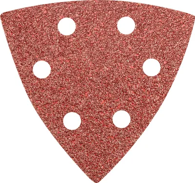 Immagine prodotto di Carta abrasiva GRAPHITE delta con supporto in velcro 93x93 mm, grana 40/60/80/100/120/240, 5 pezzi, K 40