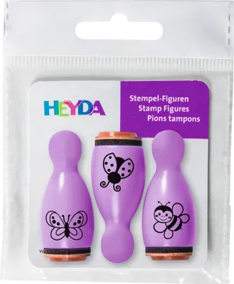 Obrázok produktu pre HEYDA 20-48 886 56, Súprava detských pečiatok, Čierna, Purpurová