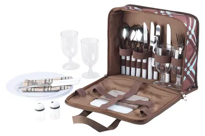 Image de Coffret de pique-nique 4 personnes - 30 pièces