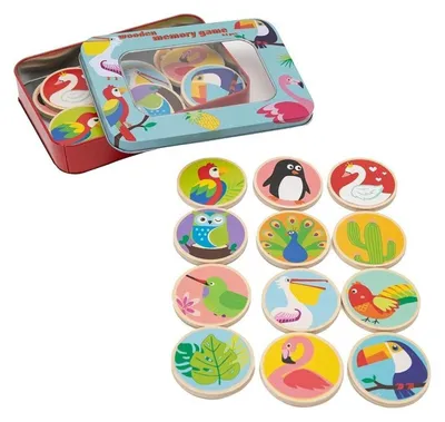 Image de Jeu de mémoire en bois 24 pièces