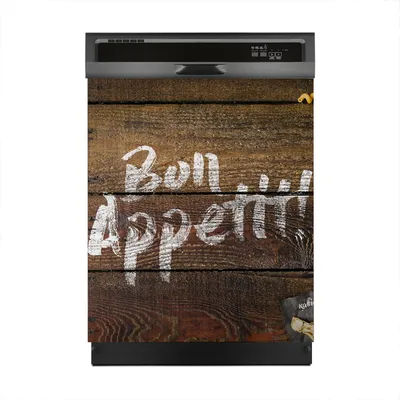 Produktbild von Magnete Dekorative 60x70 cm Küche Magnetmatte Spülmaschine - Bon appetit Inschrift Gemüse