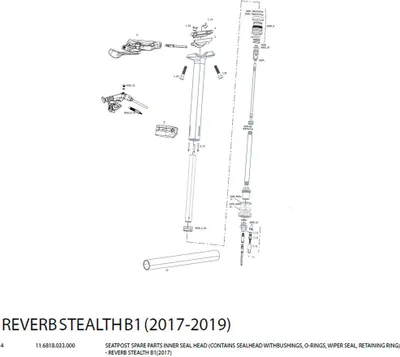 Immagine prodotto di Testa di tenuta RockShox Reverb Stealth B1