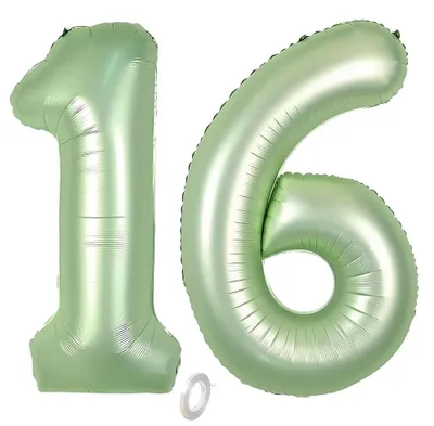 Riesen-Folienballon 101 cm, Zahlen 0-100, aufblasbar, für Feiern